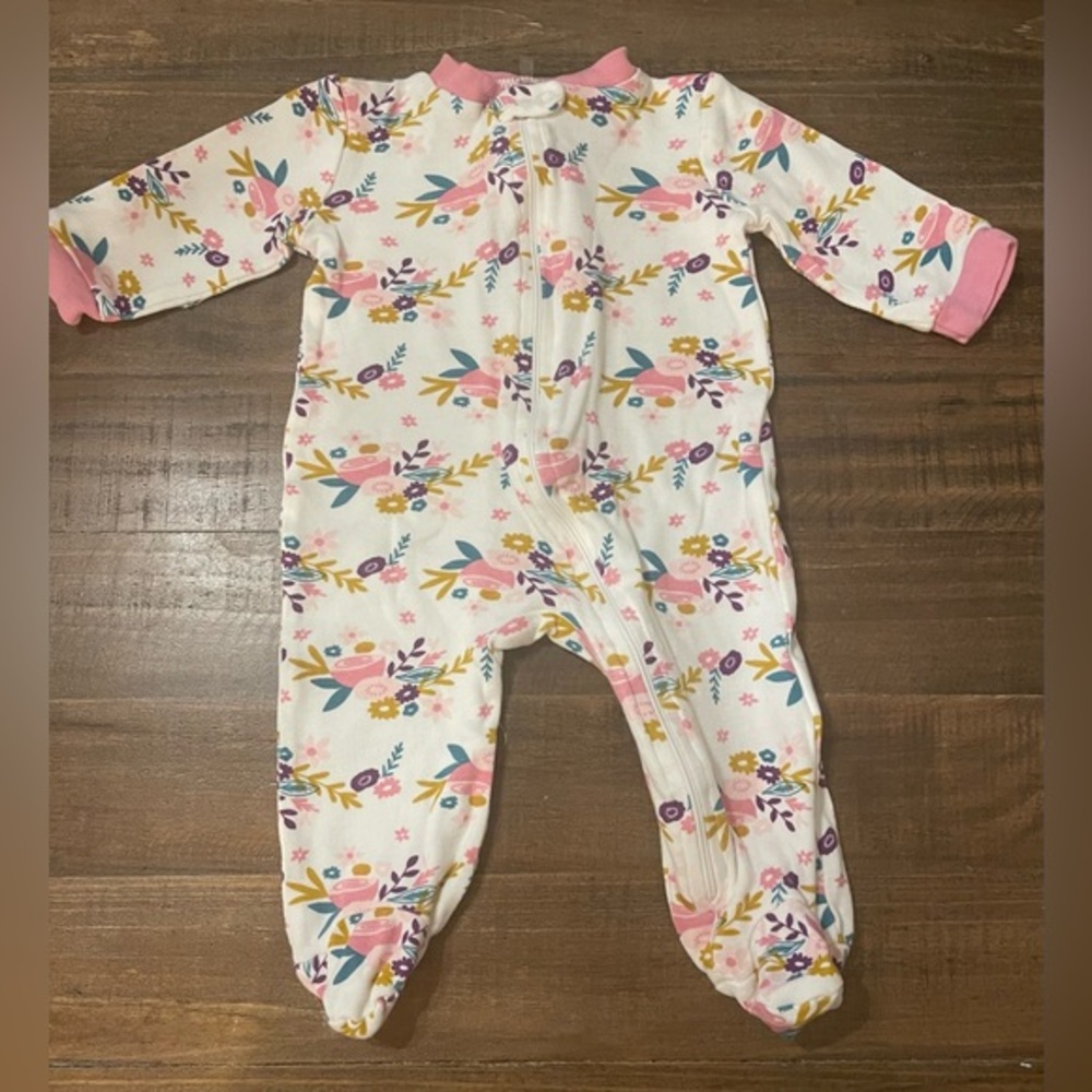 3-6m Chick Pea Floral Sleeper Pjs